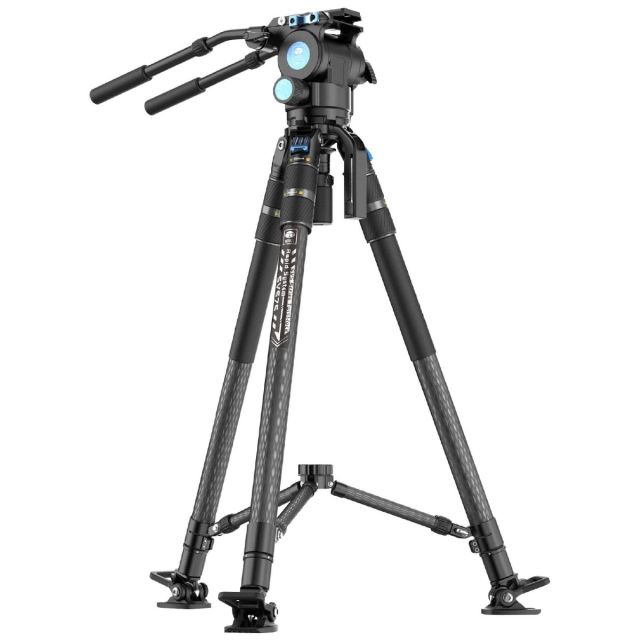 Kit de trípie de vídeo Sirui SVS75 con rótula fluida SVH15
