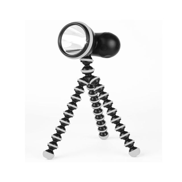 Mini Tripie Joby Gorillatorch Con Lampara FL1-01AM Gris