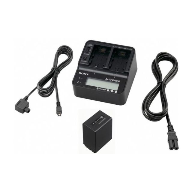 KIT DE BATERÍA RECARGABLE Y CARGADOR SONY ACC-V1BPA