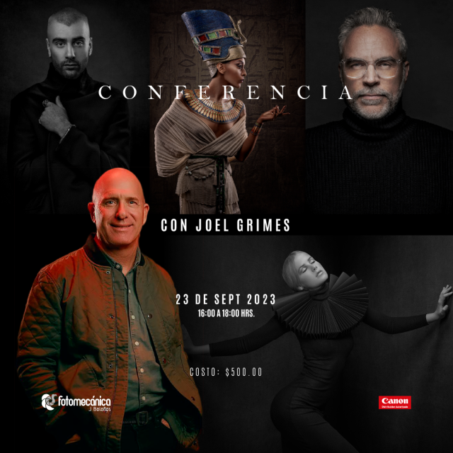 Conferencia con Joel Grimes (Iluminacion) Guadalajara