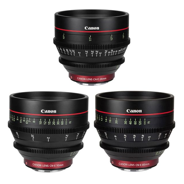 KIT PRIME CN-E24MM / CN-E50MM / CN-E85MM