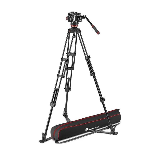 Kit Manfrotto para Video con cabeza 504X y Tripie MVTTWINGA de Aluminio MVK504XTWINGA