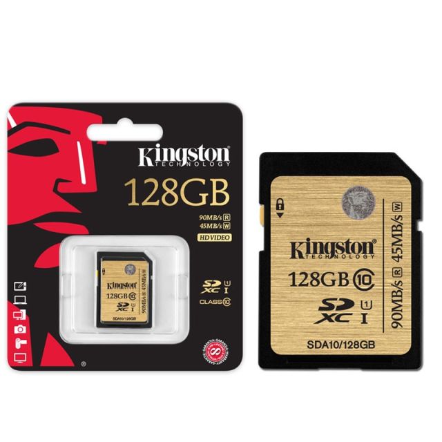 Tarjeta De Memoria Kingston Canvas Go Plus SD 128GB UHS-I U3 V30 200 MB/s