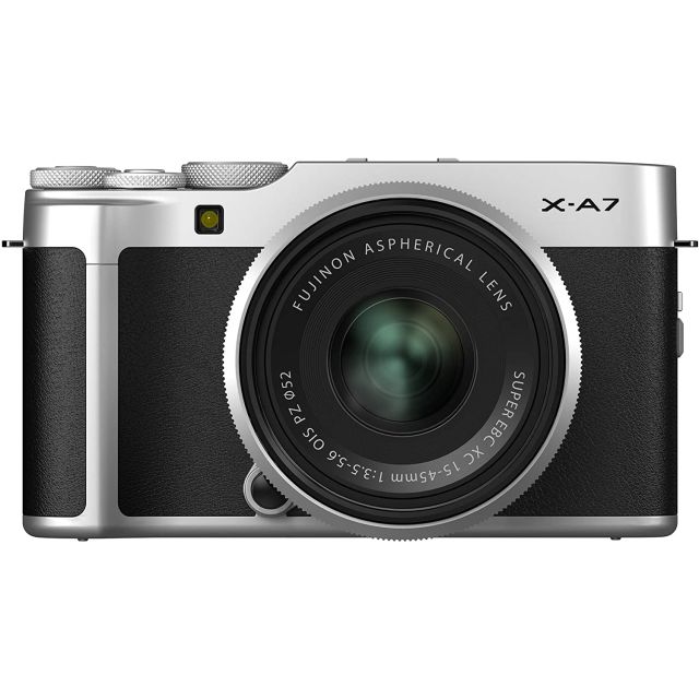 Cámara Fujifilm X-A7 plata + XC15-45mm