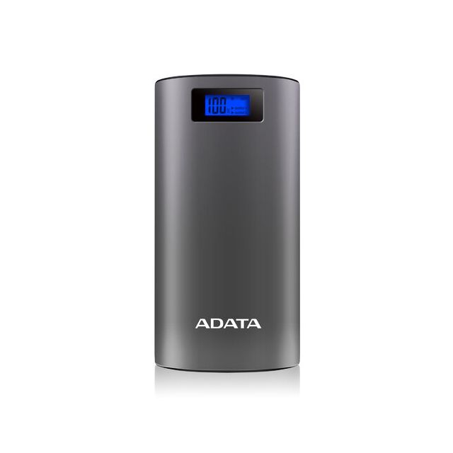 POWERBANK ADATA P20000D GRIS 20000MAH