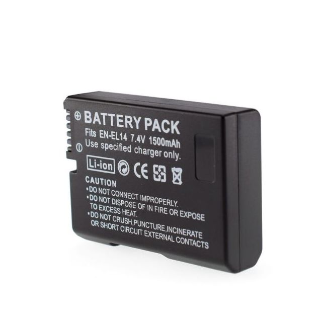 Batería En-El14 Digital Power Recargable Para Nikon