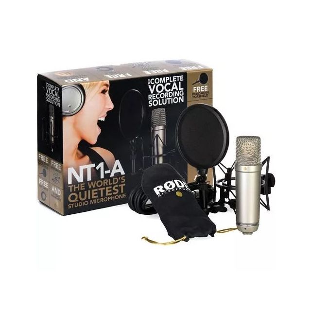 MICROFONO DE ESTUDIO CARDIOIDE NT1-A-MP PK