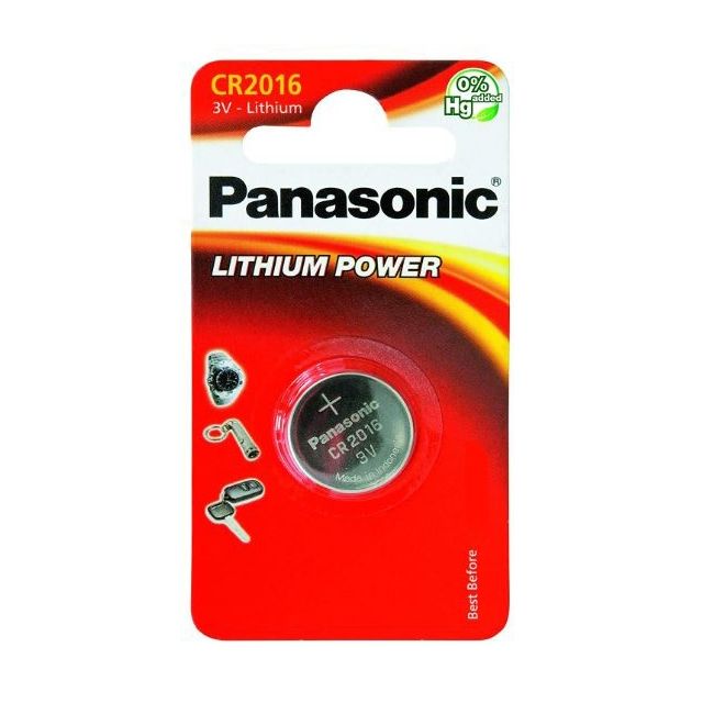 PILA CR2016 PANASONIC LITHIUM