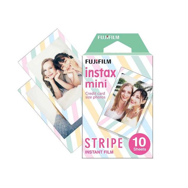 Cartucho Fujifilm Instax Mini Stripes  para 10 Fotos  