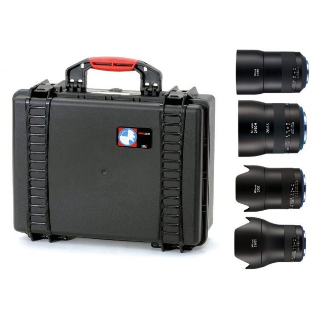 MILVUS KIT 4 LENTES 21 2.8, 35 2, 1.4 50, 1.4 85 MALETA
