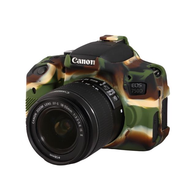 Funda Protectora Easycover P/Cámara Fotográfica Canon T6I, 750D Camuflaje