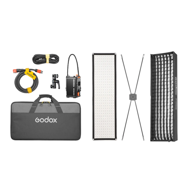 Kit Panel LED FLexible Godox F200SR RGB 30x120 cm con Accesorios
(RECTANGULAR)