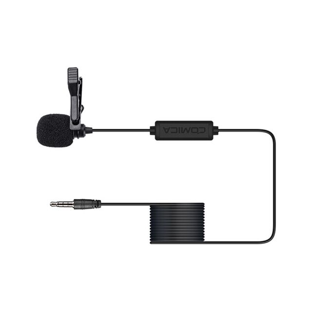 Micrófono lavalier Comica V01SP con entrada TRRS (3.5mm) de 6.0m