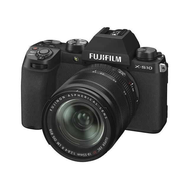 Cámara Fujifilm X-S10 Negra   XF18-55mm