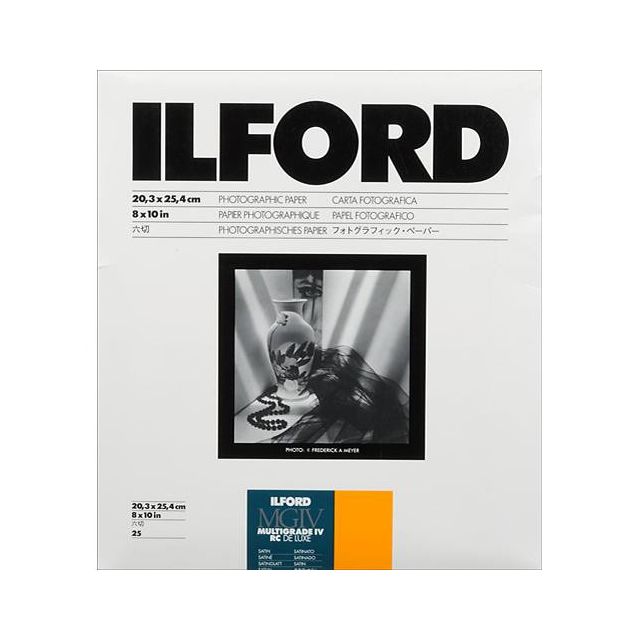 Papel Ilford 8X10 Multigrado Satinado 25 Hojas