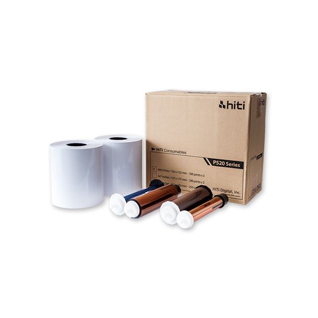 Consumible P520L Kit Media Hiti P/ P520/525 1000 Impresiones 4X6"