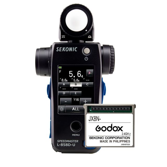 Exposímetro Speedmaster L-858D+RT-GX Sekonic