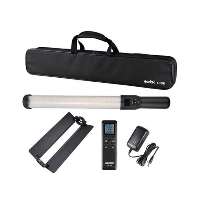 Lámpara de Luz Led LC500 Godox, portátil tipo bastón, controles de temperatura de color 3300-5600K