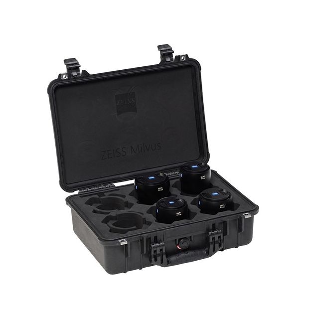 Milvus Super Speed Kit Zeiss 4 Lentes 1.4 25, 1.4 35, 1.4 50, 1.4 85 Maleta 4 Lens Gears