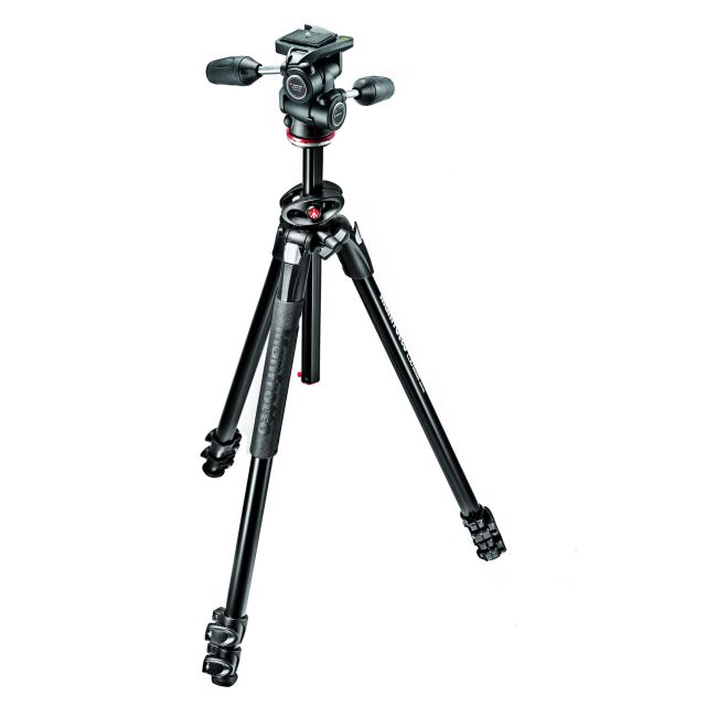 Tripie Manfrotto 290 Dual C/Cabeza De 3 Movimientos MK290DUA3-3W