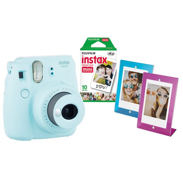Cámara Instax Hielo + Caballete