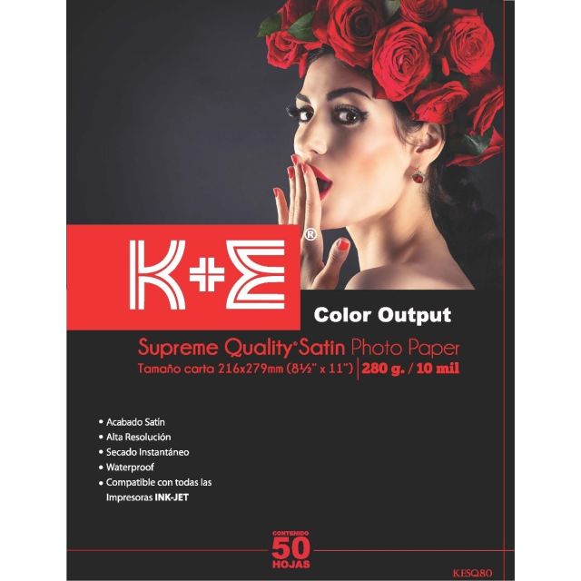 Supreme Quality Satin Photo Paper 50 Hojas