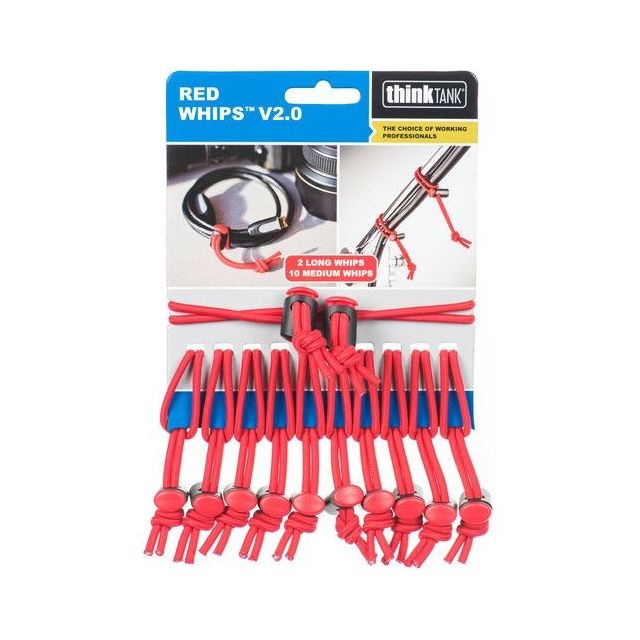 Kit de 12 Cintas Elásticas Rojas - RED WHIPS V2.0