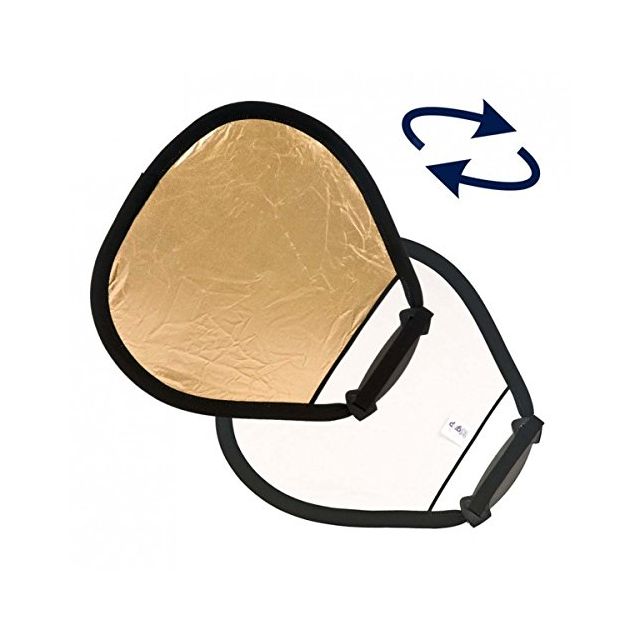 REFLECTOR TRIGRIP MINI 45CM (18") DORADO/BLANCO (LL LR3541)