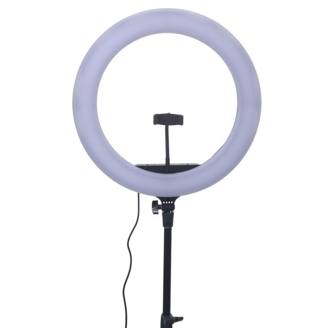 RING LIGHT LED- BI-COLOR /ARO DE LUZ C/TRIPIE  RL18CR