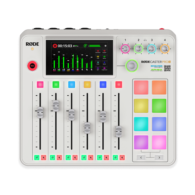 Consola Rode Caster PRO II Type White US