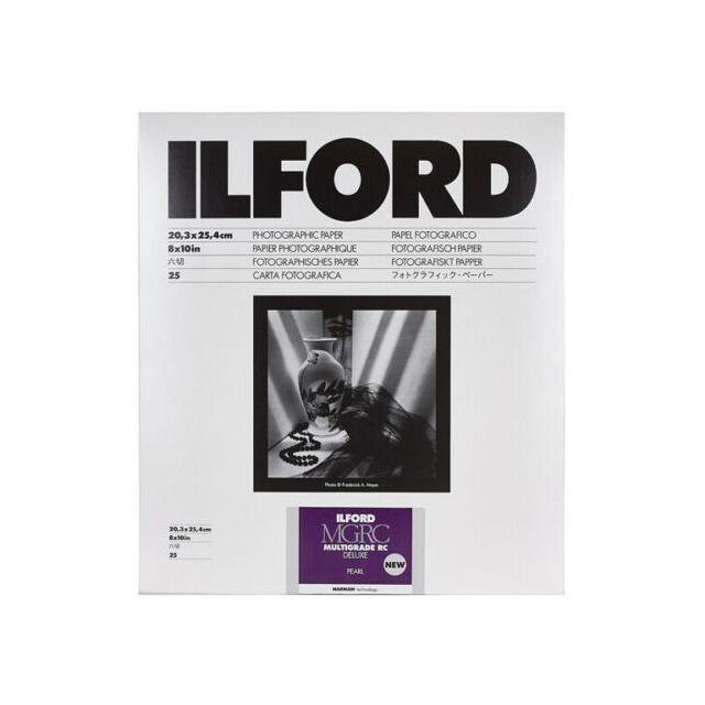Papel Ilford 8X10 Multigrado Perla 25 Hojas