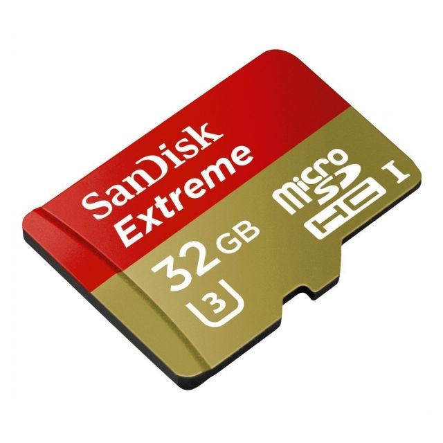 Tarjeta De Memoria SanDisk 32GB MicroSDHC Clase 10 C/ADAPT SD Extreme 400X