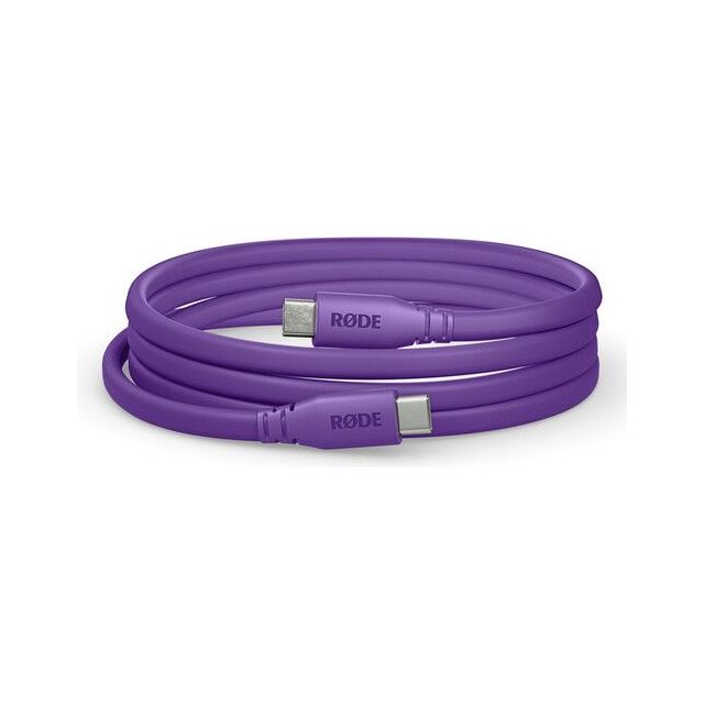 Cable de Alta Calidad RODE SC17 USB-C a USB-C MORADO Longitud de 1,5mts