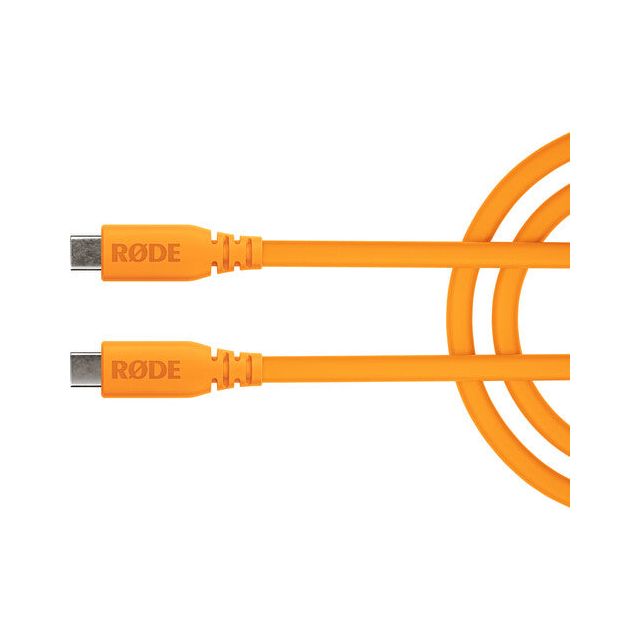 Cable de Alta Calidad RODE SC17 USB-C a USB-C NARANJA Longitud de 1,5mts