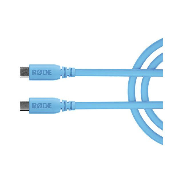 Cable de Alta Calidad RODE SC17 USB-C a USB-C .AZUL Longitud de 1,5mts