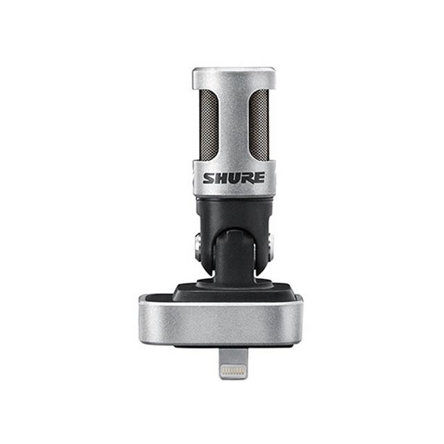 Microfono Shure MV88/A Motiv Digital Stereo de condensador para sistema operativo iOS lighting