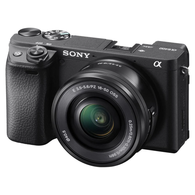 Cámara Sony a6400 - Alpha 6400 ILCE-6400 con lente 16-50mm