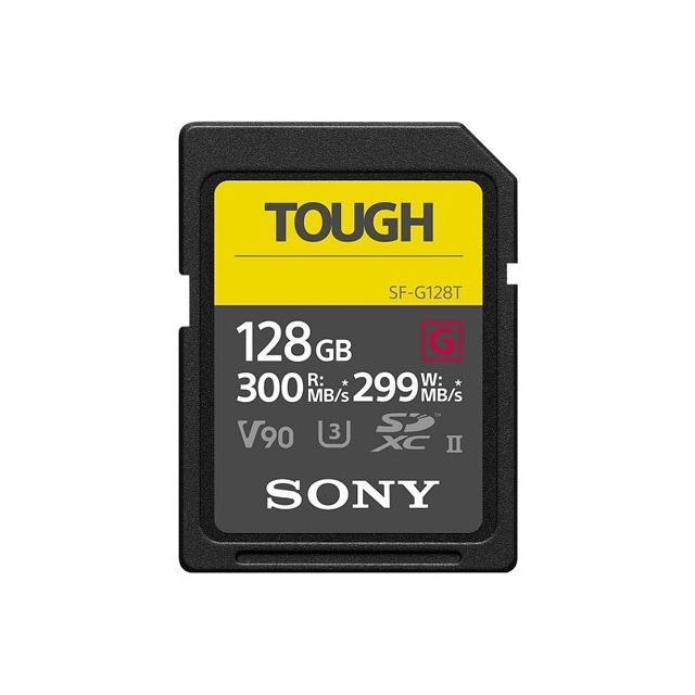 TARJETA DE MEMORIA 128GB TOUGH UHS II-③ CLASS 10 4K (LECTURA: 300MB/S, ESCRITURA: 299MB/S)