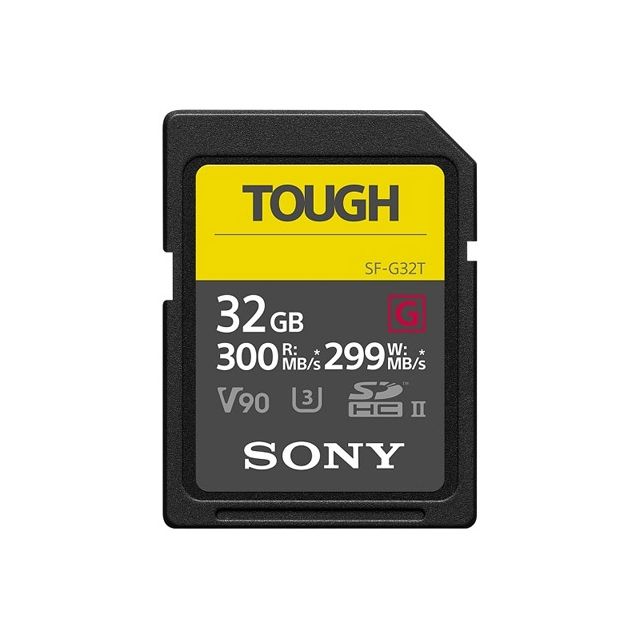 TARJETA DE MEMORIA 32GB TOUGH UHS II- ③ CLASS 10 4K (LECTURA: 300MB/S, ESCRITURA: 299MB/S)