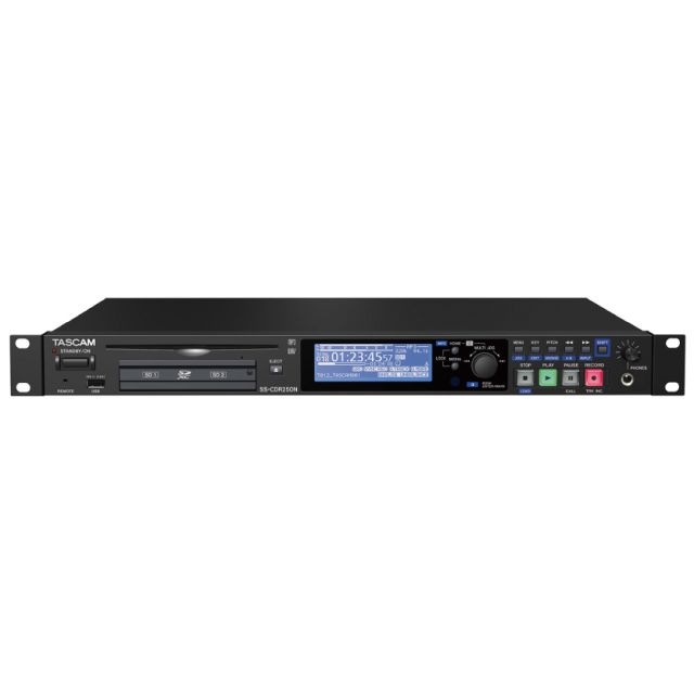 Grabadora de CD y memoria SD/SDHC con conexión de Red y compatibilidad DANTE