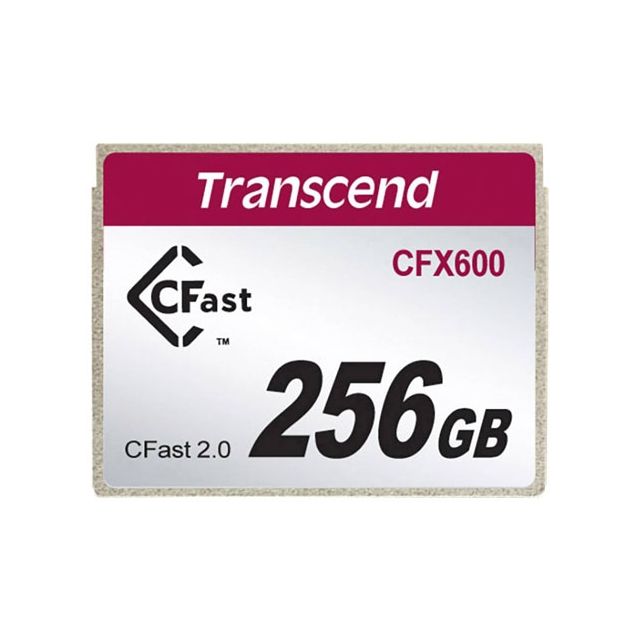 Tarjeta Cfast  256GB 515/350 MB/SEG Bulk Transcend CFX600