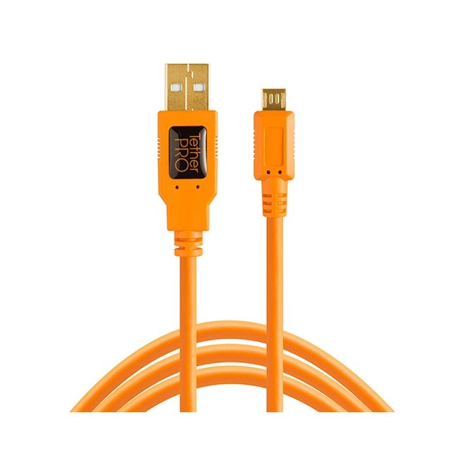 CABLE TETHERPRO USB 2.0 A MICRO-B 5-PIN