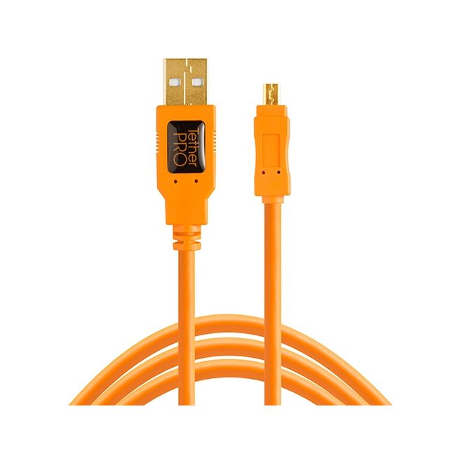 CABLE TETHERPRO USB 2.0 A MINI-B 8-PIN