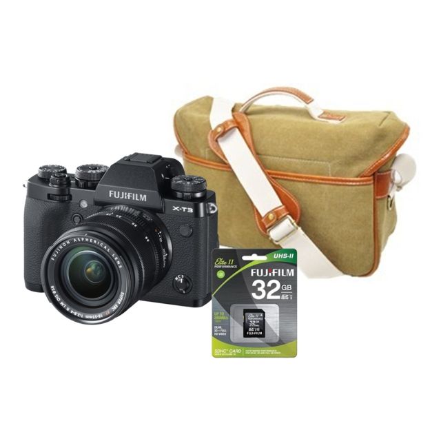 X-T3 Negra XF 18-55mm SD 32GB UHS-II Maleta