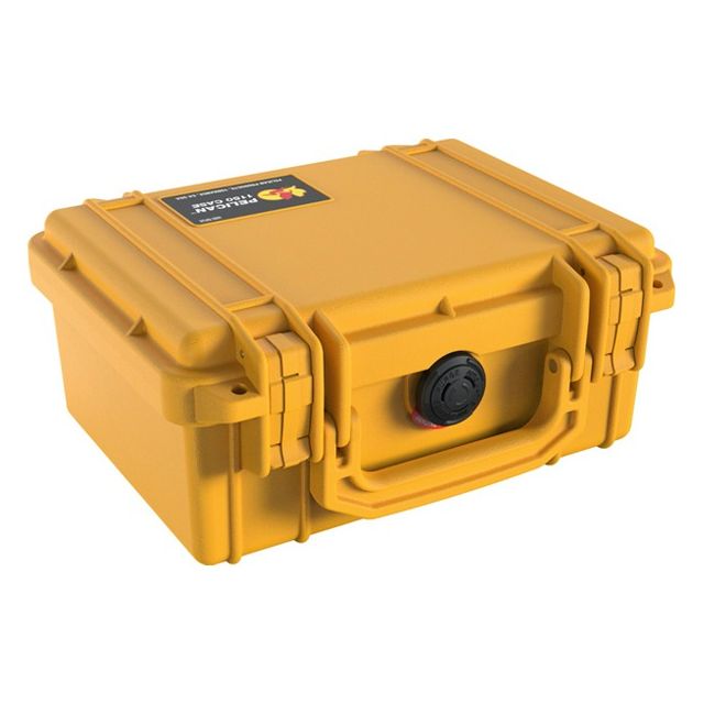 Small Case Pelican 1150 Amarillo Foam Completo