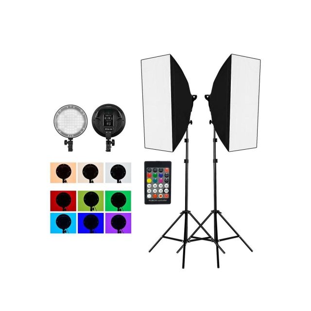 Kit de Lámparas de Luz Continua VANTA LED RGB FX-YPD1 PRO